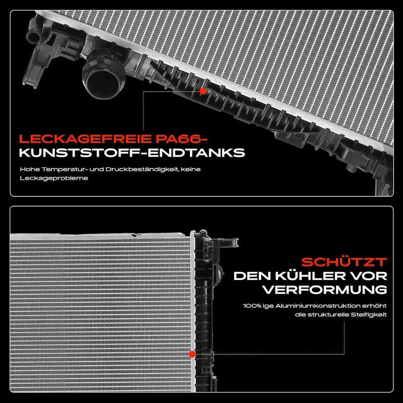 Engine Radiator fit Audi A4 A5 A6 A7 Q5 3.0 TDI 2015-2024 8W0121251M Cooling Does not apply