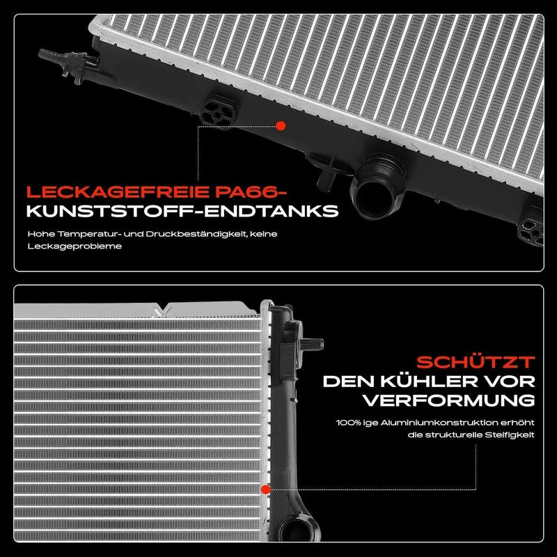Radiator Water Cooler fit Corsa F Peugeot 208 1.2 1.5 2019+ 9825332380 Does not apply