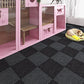 Grey Carpet Tiles 60X60Cm Self Adhesive Non Slip Peel Stick Floor Covering 16Pcs Does not apply