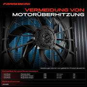 Radiator Cooling Fan With Frame fit Evoque L538 Discovery Sport L550 LR044833 Does not apply