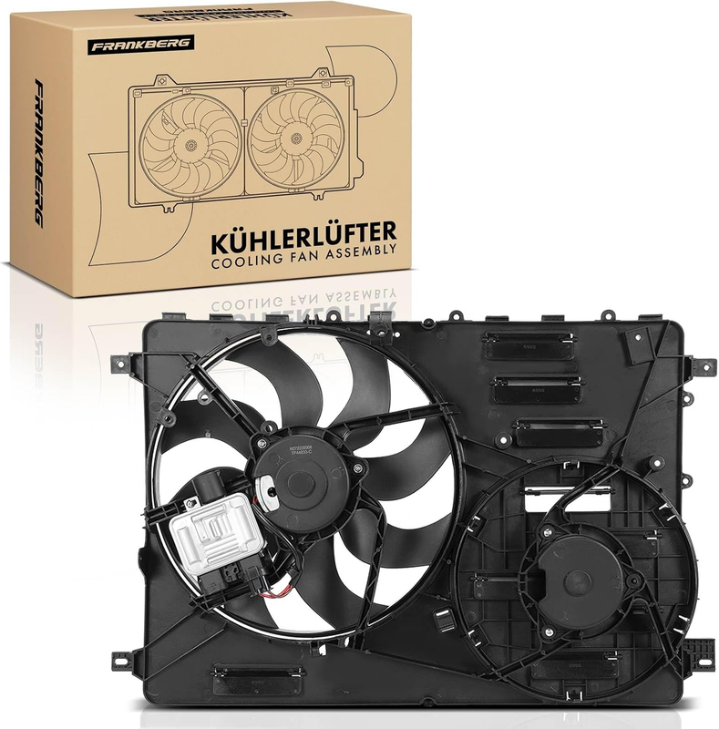 Radiator Cooling Fan With Frame fit Evoque L538 Discovery Sport L550 LR044833 Does not apply