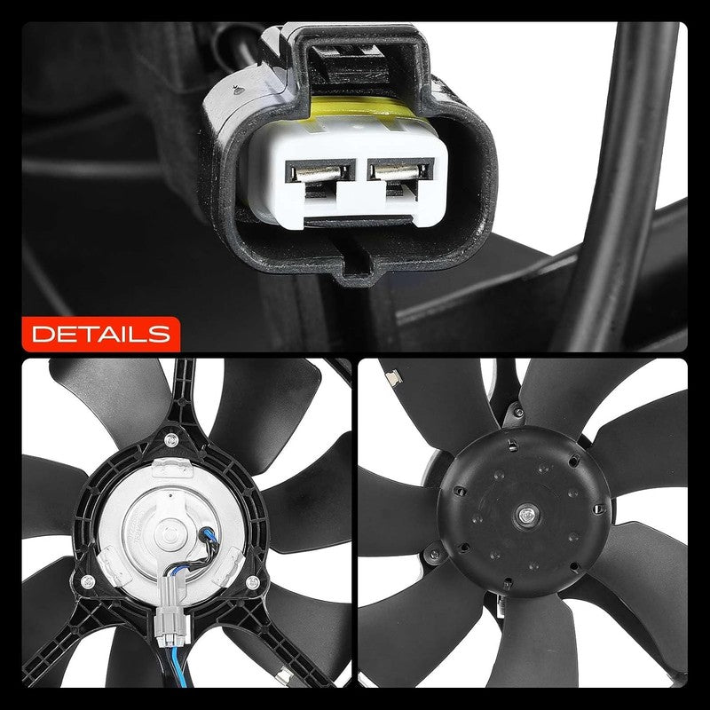Radiator Cooling Fan Clutch fit Mitsubishi ASX Lancer Outlander 12V Twin Fan Does not apply