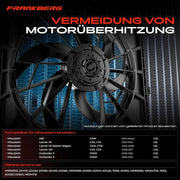 Radiator Cooling Fan Clutch fit Mitsubishi ASX Lancer Outlander 12V Twin Fan Does not apply