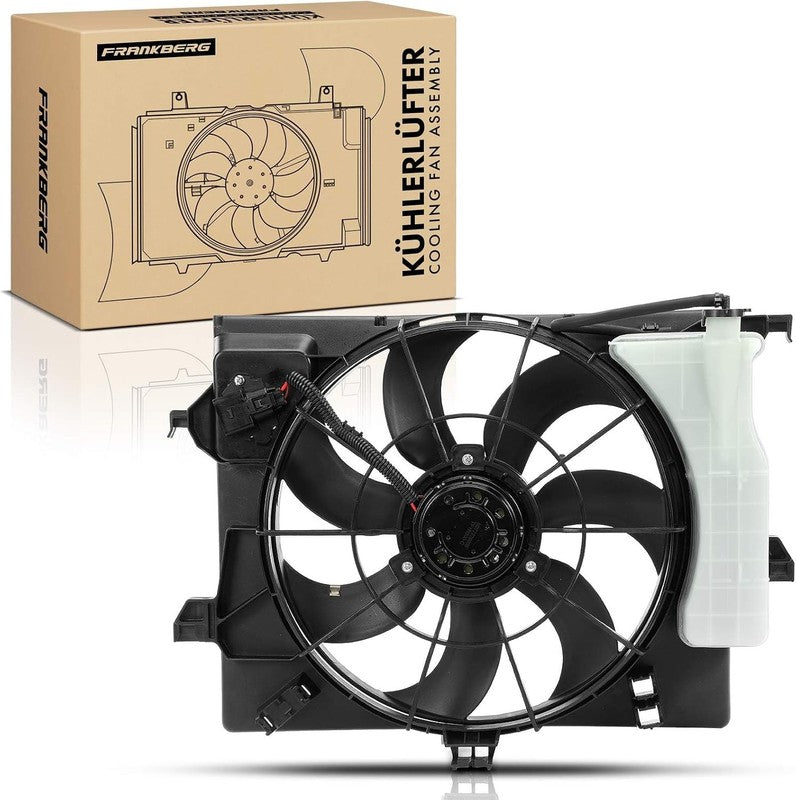 Radiator Cooling Fan fit Hyundai Accent Kia Rio 390mm 2 Pin 7 Blade With Frame Does not apply