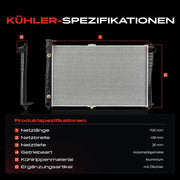 Engine Cooler Radiator fit Kia Carnival Sedona Automatic 1999-2006 66640 Unbranded