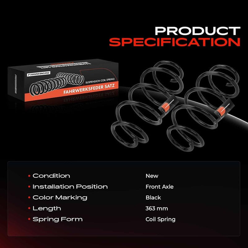 Front Coil Springs Pair fit Mondeo Mk5 CE CD CF 2014+ DG9C5310DEC Does not apply