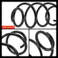 Rear Coil Springs Pair fit Citroen DS5 Peugeot 308 CC Suspension 4066815 Does not apply