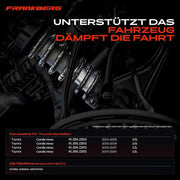 Front Coil Springs Pair fit Corolla Verso AR10 2004-2009 Suspension 481310F020 Does not apply