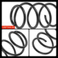 Front Coil Springs Pair fit Corolla Verso AR10 2004-2009 Suspension 481310F020 Does not apply