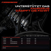 Rear Coil Spring Toyota Auris E15 Corolla E150 Suspension Replacement RH3346 Does not apply