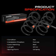 Rear Coil Spring fit Hyundai I20 PB 2008-2015 Suspension RA3327 546301J100 Does not apply