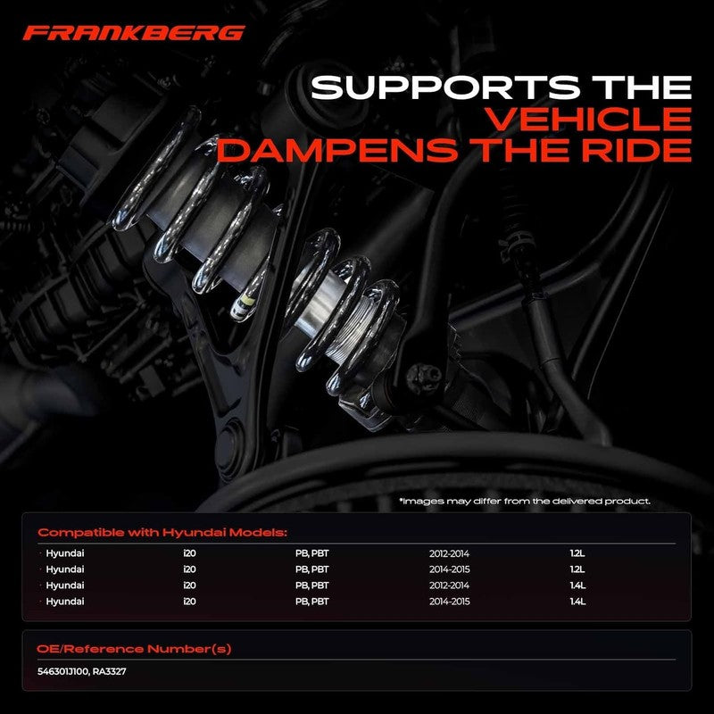 Rear Coil Spring fit Hyundai I20 PB 2008-2015 Suspension RA3327 546301J100 Does not apply