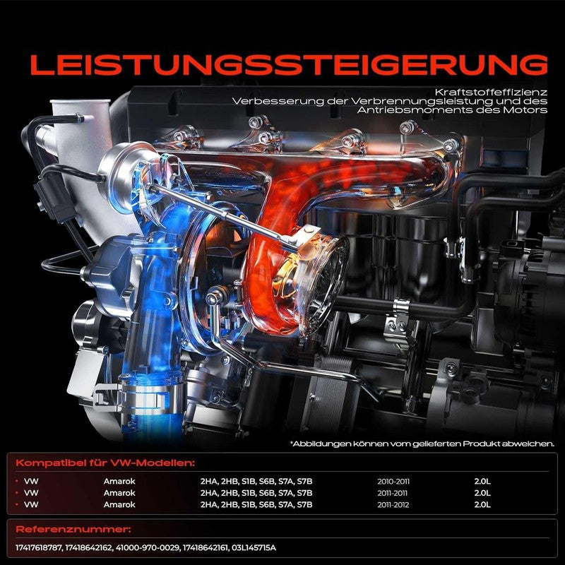Turbocharger 2.0 BiTDI Diesel fit Amarok KP35 K0 Turbo Replacement 03L145715A Does not apply