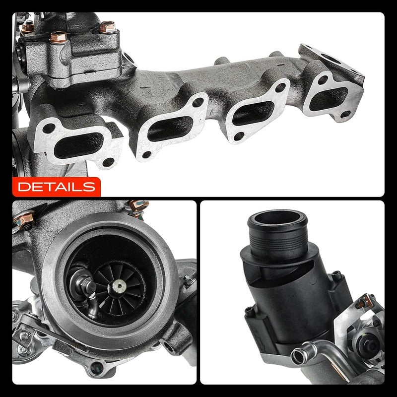Turbocharger 2.0 BiTDI Diesel fit Amarok KP35 K0 Turbo Replacement 03L145715A Does not apply