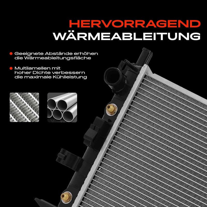 Engine Radiator Cooling Replacement fit ML W163 1998-2005 1635000003 Does not apply