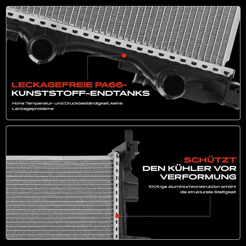 Engine Radiator fit Jeep Compass 2.4 Petrol 2017-2024 Cooling Cooler CH3010381 Does not apply