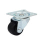 8Pcs 1'' Swivel Castor Wheels Rubber Trolley Furniture Plate Caster Rollers Does not apply