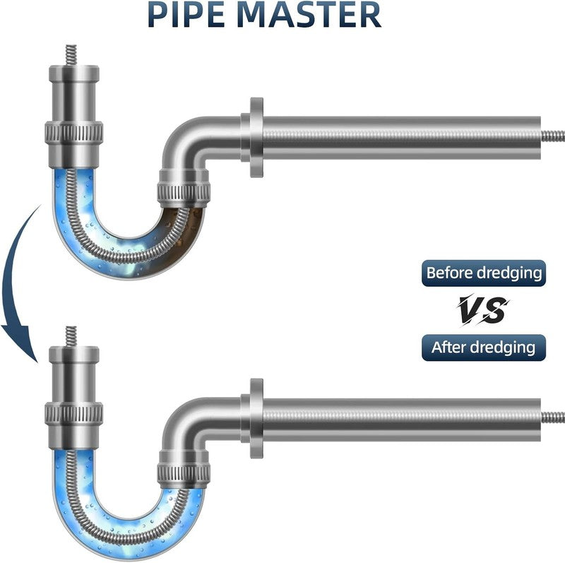 Drain Snake Unblocker 10M 6 MM Flexible Pipe Auger Sink Toilet Bath Shower Tools Does not apply