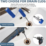 Drain Snake Unblocker 10M 6 MM Flexible Pipe Auger Sink Toilet Bath Shower Tools Does not apply