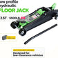 2.5 Ton Hydraulic Trolley Jack Low Profile 5500 Lbs Lift Cars SUVs Carry Case! Does not apply
