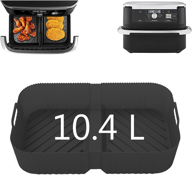 Silicone Liners for Ninja Foodi AF500UK AF500UKCP 10.4L Air Fryer Unbranded