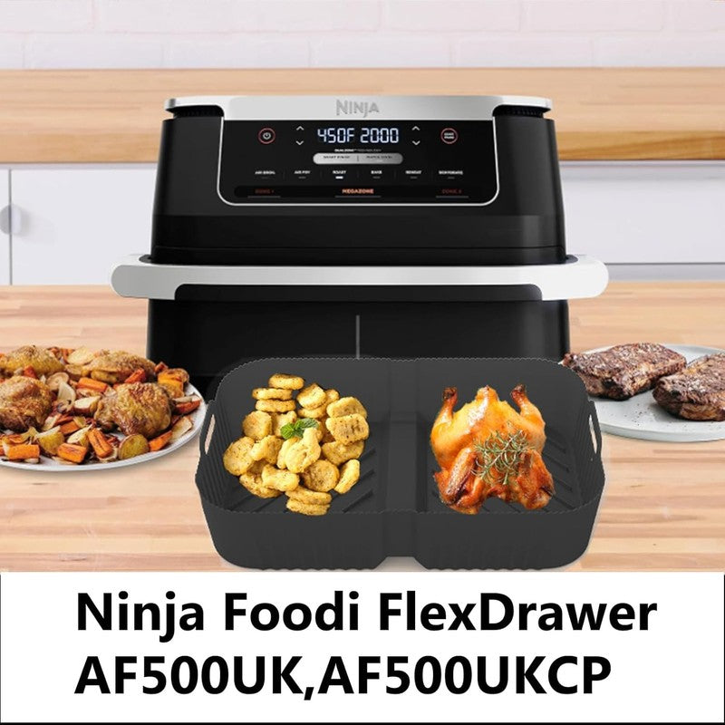 Silicone Liners for Ninja Foodi AF500UK AF500UKCP 10.4L Air Fryer Unbranded