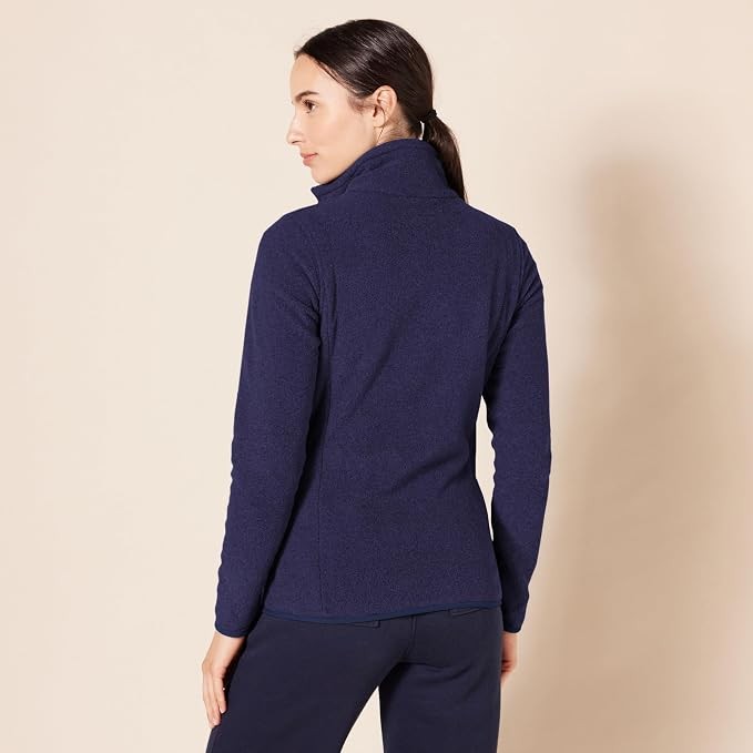 Women's Fleece Jacket Full Zip Long Sleeve Classic Fit Plus uk XL Unbranded
