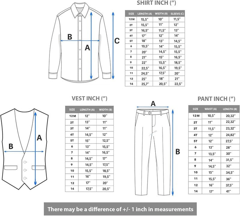 Boys Formal Suit Set Wedding Bearer 4Pc Vest Shirt Bow Tie Trousers 13-14years Unbranded