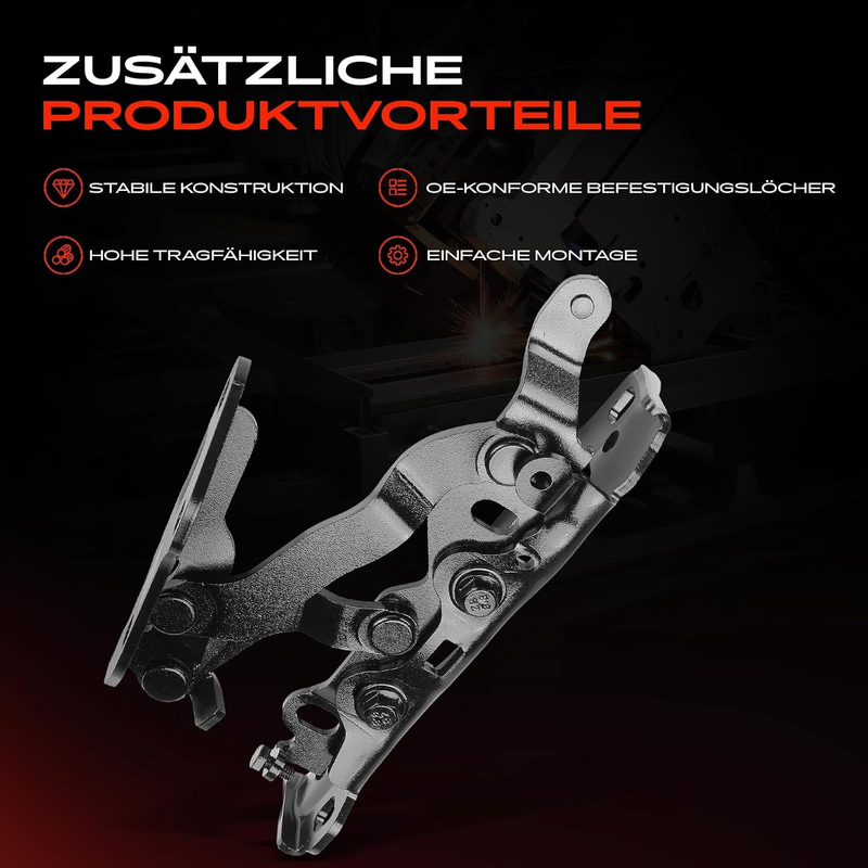 Engine Bonnet Hood Hinge fit Mercedes-Benz C-Class W204 Front Left 2048800728 Does not apply