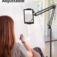 Kindle Tablet Floor Stand Holder Remote Page Turner Bed Phone E Reader 4.7-13'' Does not apply