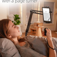Kindle Tablet Floor Stand Holder Remote Page Turner Bed Phone E Reader 4.7-13'' Does not apply