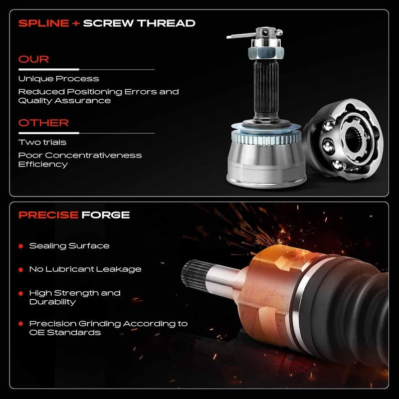 Drive Shaft CV Joint Kit Front Wheel Side fit Nissan Opel Movano Renault Vauxhal Does not apply