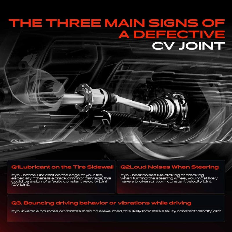 Drive Shaft CV Joint Kit Front Wheel Side fit Nissan Opel Movano Renault Vauxhal Does not apply