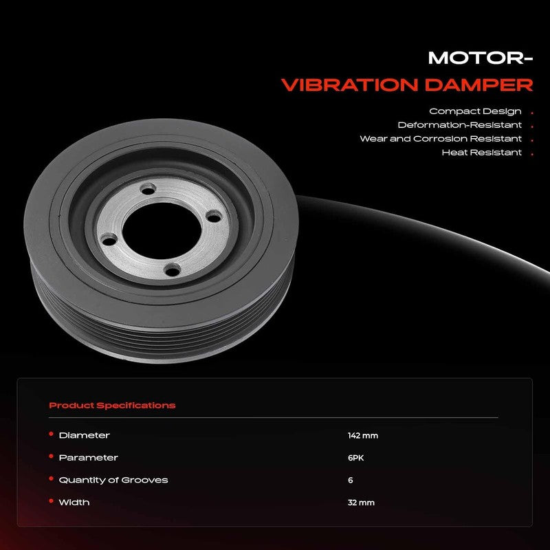 Crankshaft Pulley Belt fit Chevrolet Daewoo Antara Evanda Leganza 96419497 Does not apply