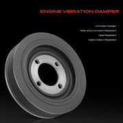 Crankshaft Pulley Belt fit Chevrolet Daewoo Antara Evanda Leganza 96419497 Does not apply