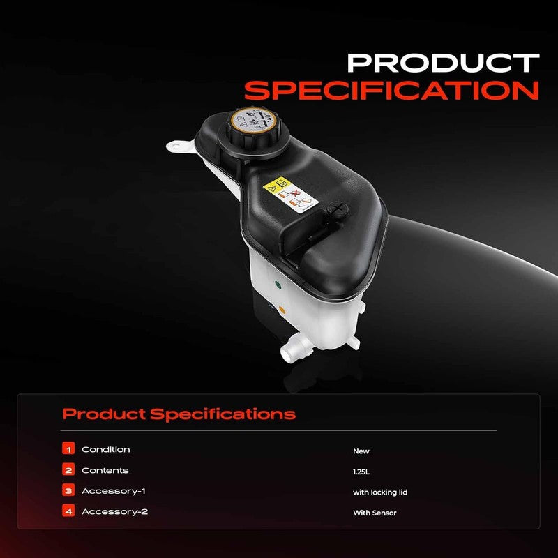 Coolant Expansion Tank Reservoir Housing Sensor Cap fit Jaguar XF S Type Does not apply
