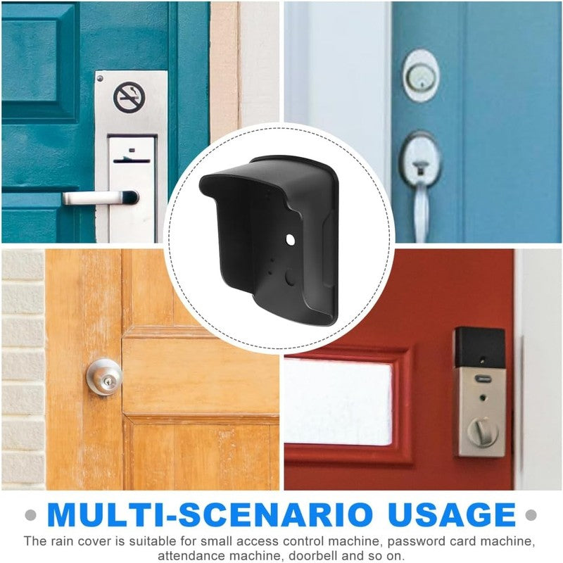 Doorbell Cover Metal Waterproof Rain Shield Plate for Video Doorbell Protect Unbranded
