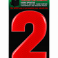 Wheelie Bin Sticker Number Decal Outdoor Waterproof Vinyl Sign Red no: 2 Unbranded