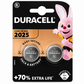 CR2025 Lithium Coin Batteries 3V 2 Pack Button Cell Long Life Car Key Remote Set Duracell