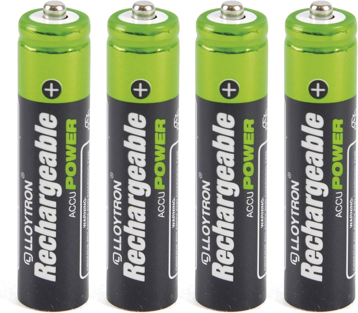 AAA Rechargeable Batteries 550mAh NiMH 4 Pack Long Life Power Cordless Phone Does not apply