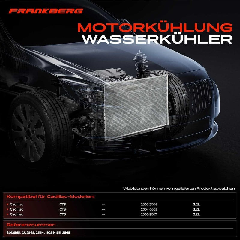 Engine Radiator Cooling For Cadillac CTS 3.2 Petrol 8012565 19259455 Does not apply