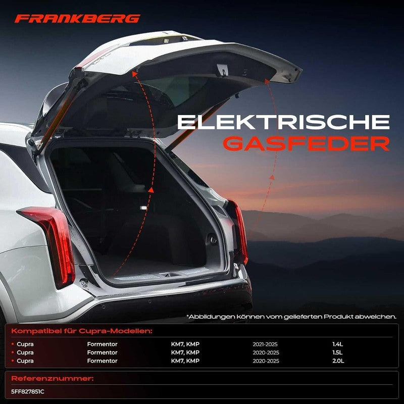 Electric Tailgate Gas Strut Rear Left For Cupra Formentor 2020-2023 5FF827851C Does not apply