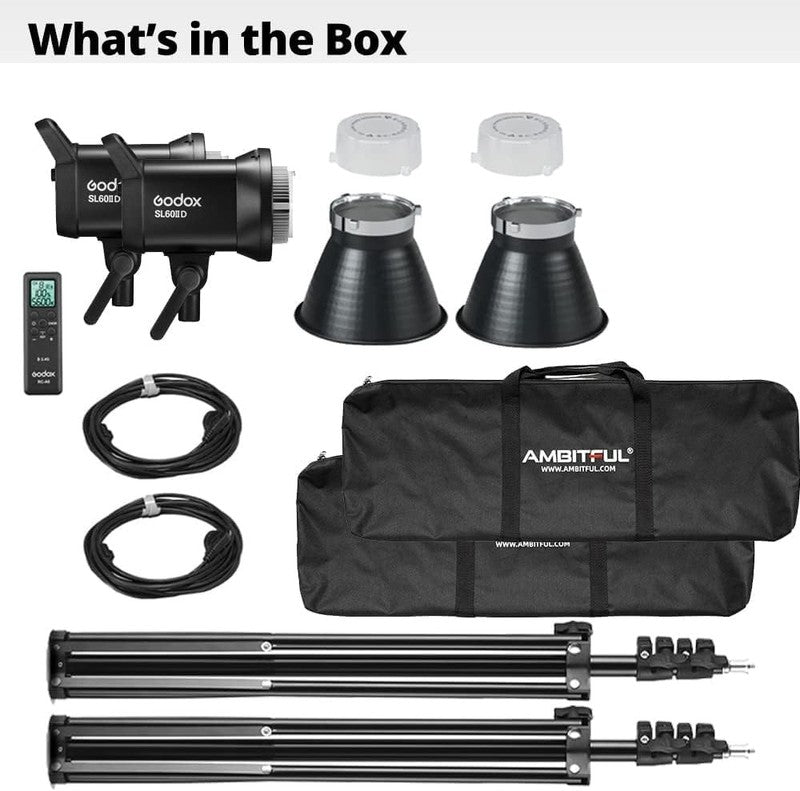 LED Video Light Kit 70W Studio Softbox Photography Lighting Stand SL60II-D Does not apply