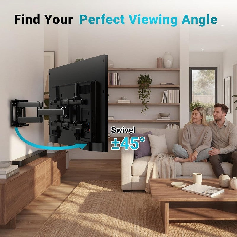 TV Wall Bracket 32-85 Inch Full Motion Mount 60kg Swivel Tilt 600x400 Does not apply