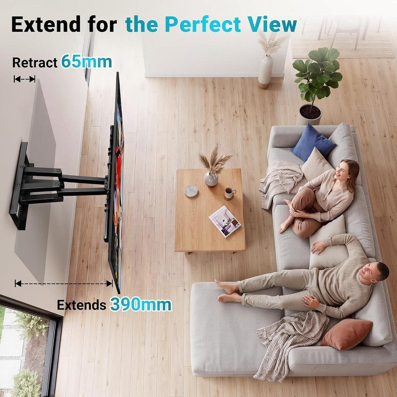TV Wall Bracket 32-85 Inch Full Motion Mount 60kg Swivel Tilt 600x400 Does not apply