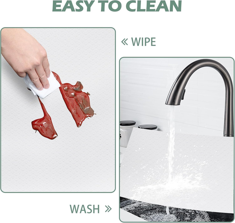 Non Slip Shelf Liner Waterproof Drawer Mat Kitchen Cabinet Fridge Protector Roll Does not apply