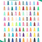 80 Colours Acrylic Paint Pens Dual Tip Fine Dot Markers Craft Glass Wood Stone Does not apply