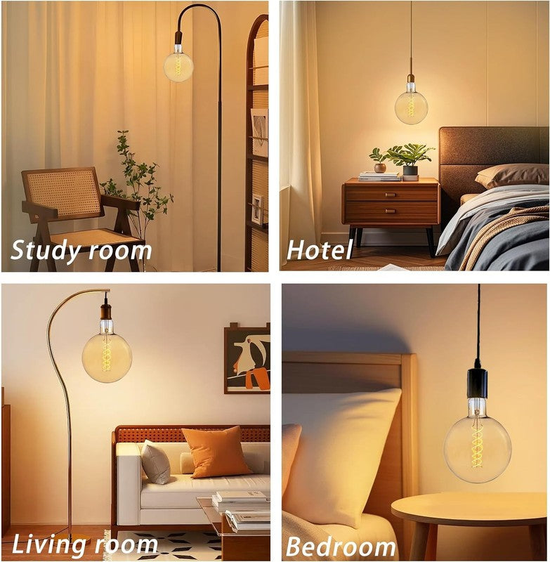 G200 Oversized LED Bulb E27 8W 450Lm 2200K Dimmable Vintage Globe Warm Light