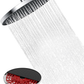 Rainfall Shower Head 10 Inch Chrome Self Cleaning Adjustable Bathroom G1/2