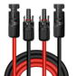 Solar Cable Extension 5M 6mm Red Black Tinned Copper Wire PV Panel Lead